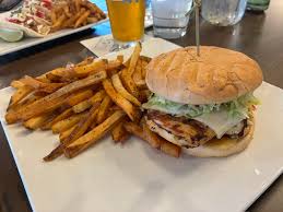 Stir signature dishes Grilled Chicken SandwichSTIR Chop SaladSTIR Steakhouse Burger